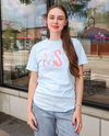 USA LACE & BOWS T-SHIRT