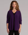 SYMPLI 25169-2 CLASSIC JACKET WITH PLEATED SLEEVES blackberry