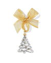 BRIGHTON G70260 SILVER AND GOLD CHRISTMAS TREE ORNAMENT