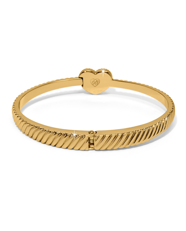 BRIGHTON JF0319 CELESTIA HEART GOLD BANGLE