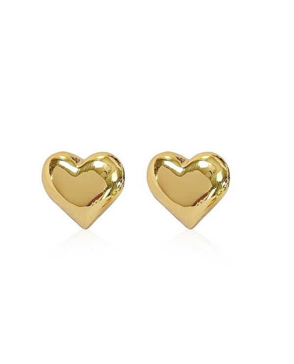 CUTIES HYPOALLERGENIC GOLD HEART EARRING 8170267