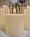 THE LIGHT GARDEN 478328 FACETED RADIANCE POURED CANDLE 5X6