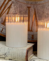 THE LIGHT GARDEN 478327 FACETED RADIENCE POURED CANDLE 5X5