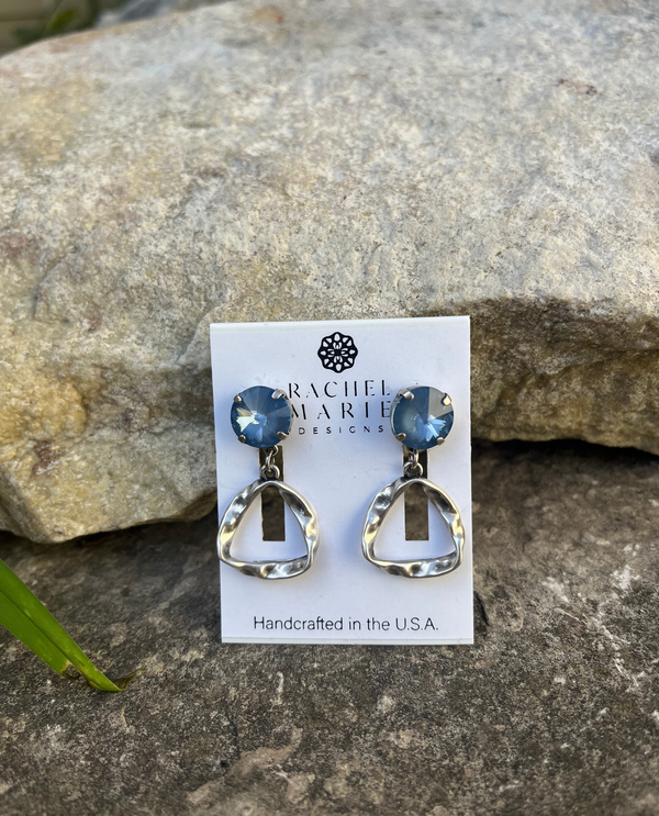 RACHEL MARIE DESIGNS VIDA EARRING DENIM IGNITE