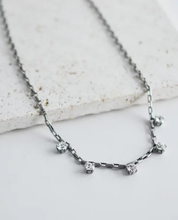RACHEL MARIE DESIGNS AVA NECKLACE CLEAR