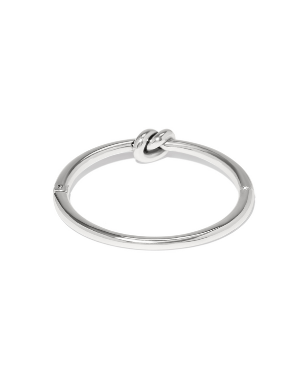 BRIGHTON JF0317 INTERLOCK SINGLE KNOT SILVER HINGE BRACELET