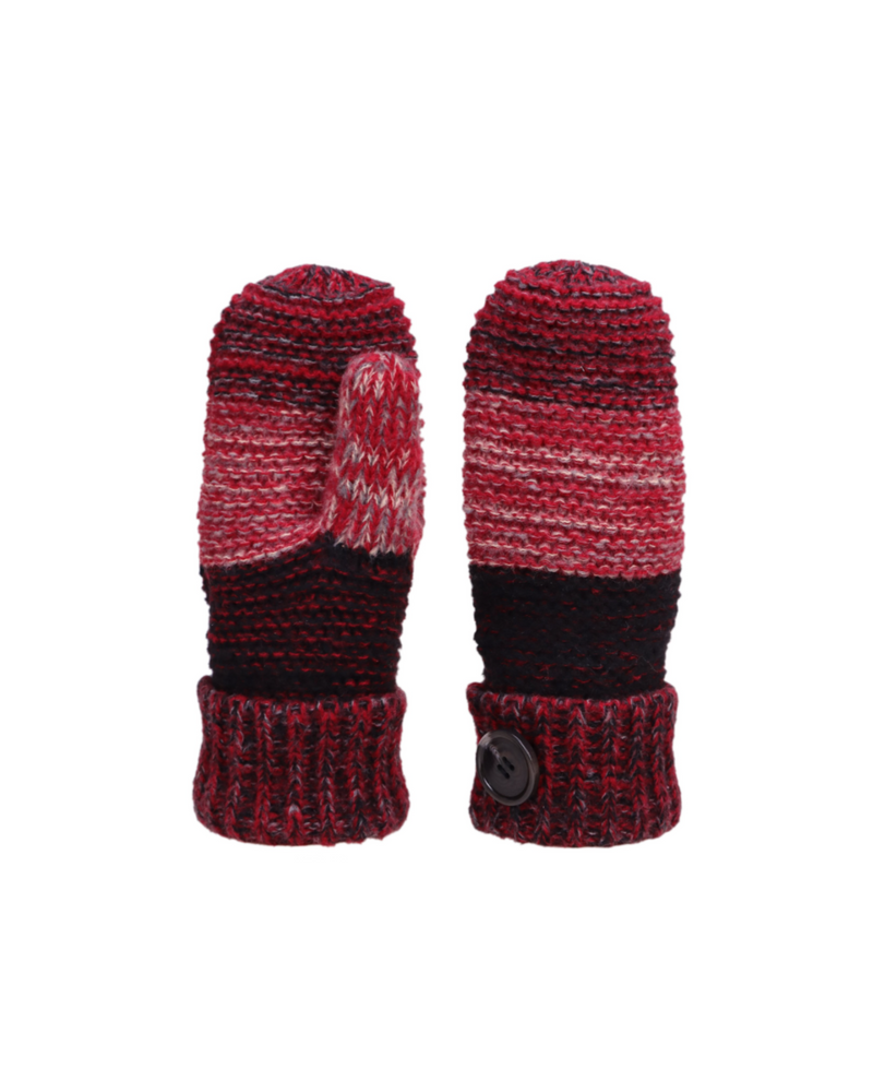 73419 Live Life Cozy Mittens red