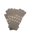 GOV189 FLOWER GLOVE - YOUTH taupe
