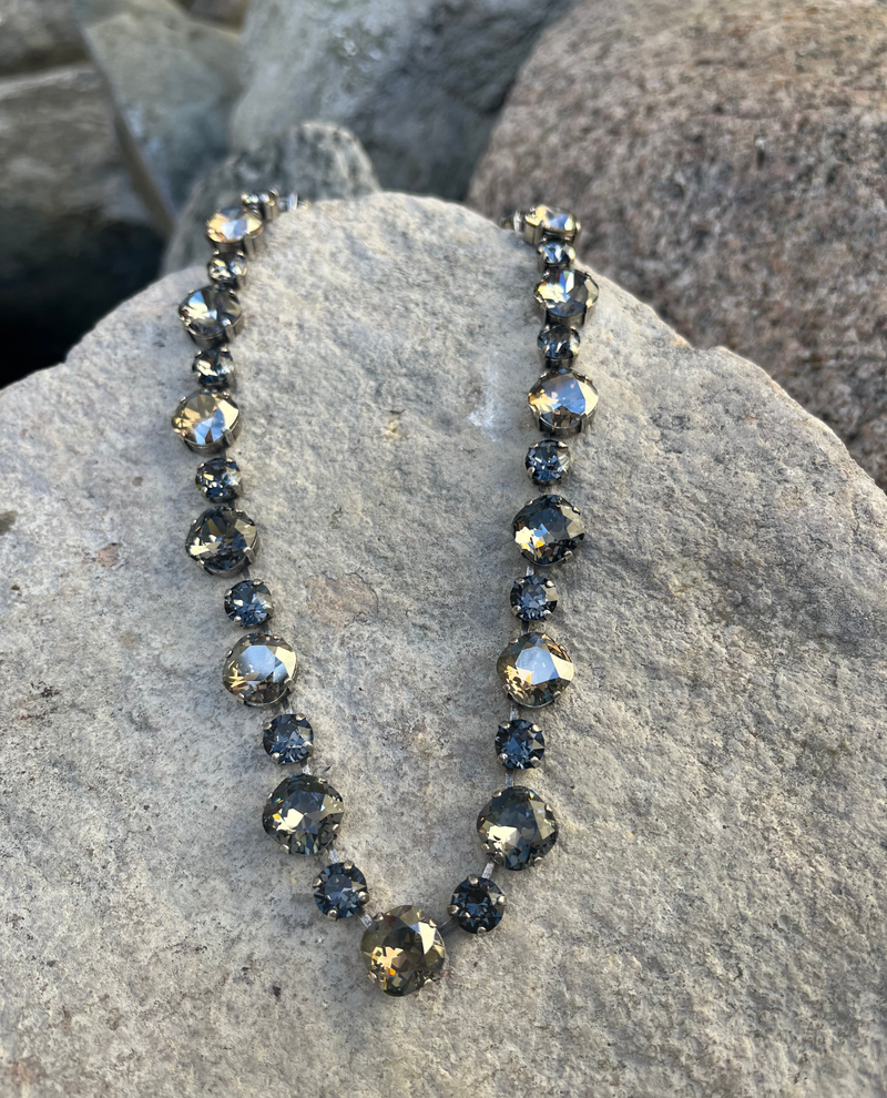 RMD LAURA NECKLACE LUSTER D/SILVER NIGHT