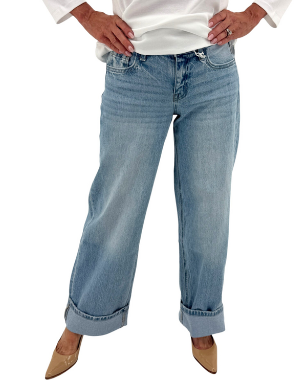 VERVET KRIS BAGGY WIDE JEAN T6683