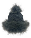 VILLAGE HOUSE 100031 KNIT HAT 6-CHARCOAL