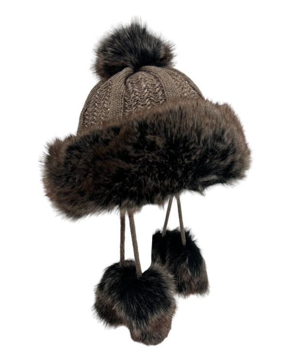 VILLAGE HOUSE 279 KNIT HATS 401 CAMEL