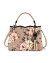 VIOLETTE VEGAN LEATHER FLORAL CROSSBODY BAG S4DE01 beige