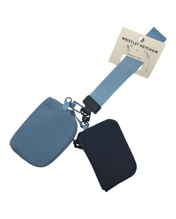 WK1317 DUAL COLOR WRISTLETS BLUE/NAVY