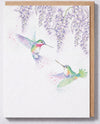 WRENDALE ARTSY MINI SINGLE CARDS WISTERIA WISHES