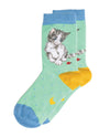 WRENDALE CHILDREN'S BAMBOO SOCKS kitten ladybug sockc009