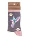 WRENDALE WOMEN'S BAMBOO SOCKS wisteria wishes sock023