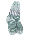 WS77724 HOLIDAY GALLERY TEXTURED CREW SOCK SPRUCE