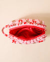 HOLIDAY QUILTED COSMETIC POUCH WSDEHY-QESSPCH OH SO MERRY