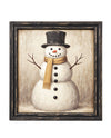 WXF6365 TOP HAT SNOWMAN FRAME LARGE