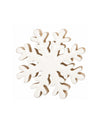WXI59549 WHITE ENAMEL SNOWFLAKE LARGE