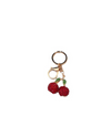 XL8001 SPARKLE RED CHERRY PURSE CHARM & KEY CHAIN
