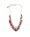 ANJU 5070 TIERED SHORT DANGLE NECKLACE