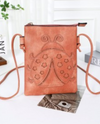 HG387 LADYBUG CUT CROSSBODY BAG CORAL
