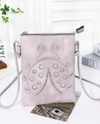 HG387 LADYBUG CUT CROSSBODY BAG LAVENDER