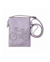 HG262 BICYCLE CUT CROSSBODY BAG LAVENDER
