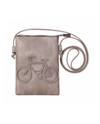HG262 BICYCLE CUT CROSSBODY BAG TAN