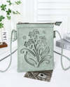FLOWER CUT CROSSBODY BAG GREEN