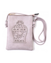 HG186 BIRDCAGE CUT CROSSBODY BAG LAVENDER