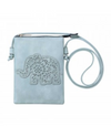 HG255 ELEPHANT CUT CROSSBODY BAG BLUE