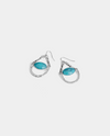 WHISPERS WN005045 TURQ COLOR BEAD EARRING