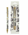 E&S PETS 737-9 TABBY SILVER CAT BALLPOINT PEN