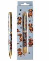 E&S PETS 736-13 DACHSHUND RED BALLPOINT PEN