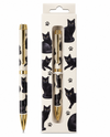 E&S PETS 737-5 BLACK CAT BALLPOINT PEN