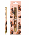 E&S PETS 737-8 TABBY ORANGE CAT BALLPOINT PEN