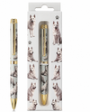 E&S PETS 736-75W GERMAN SHEPHERD WHITE BALLPOINT PEN