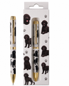 E&S PETS 736-121 LABRADOODLE BLACK BALLPOINT PEN