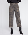 leopard woven pant