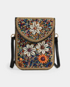COCO & CARMEN 2518327B FLORAL BEADED CROSSBODY BAG