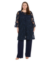 RM RICHARDS 3146W WOMENS 3 PC SOUTACHE PANT SET