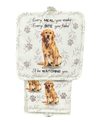 E&S 311-15 GOLDEN RETRIEVER OVEN MITT SET