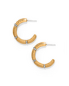 BRIGHTON JA0179 MERIDIAN GEO OPEN HOOP EARRINGS