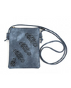 HG172 FEATHER CUT CROSSBODY BAG NAVY