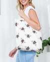 BG-803 BUMBLE BEE CANVAS TOTE BAG