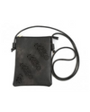 HG172 FEATHER CUT CROSSBODY BAG BLACK