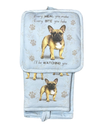 E&S 311-64 FRENCH BULLDOG OVEN MITT SET